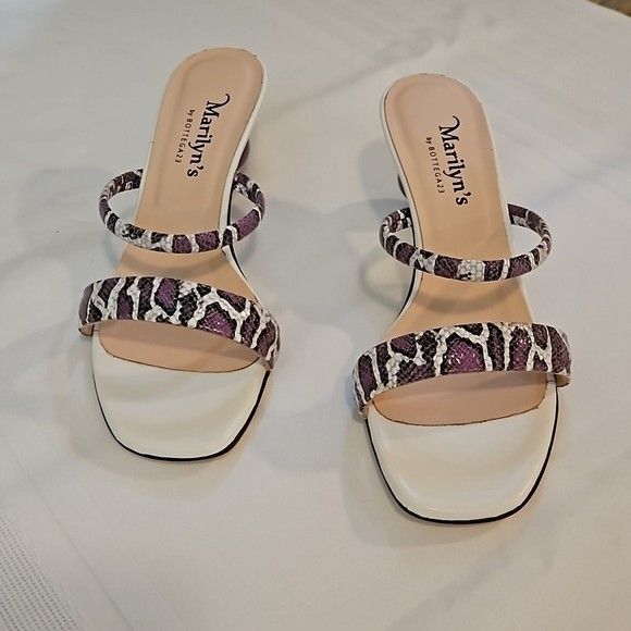 NWOT Marilyn's by Bottega 23 leather slide sandals size 39.5/US 9 - Picture 3 of 9